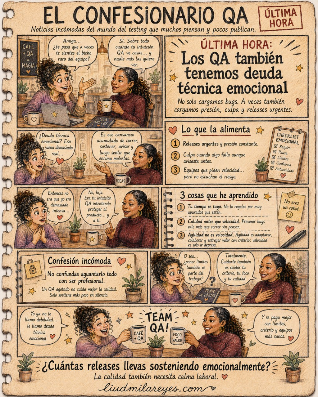 Los QA también tenemos deuda técnica emocional